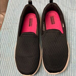 Skechers Black Slip-On Sneakers Go Walk size 10 Women